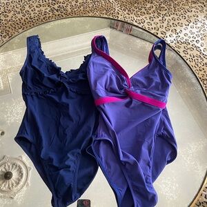 2 Karla Corletto one piece bathing suits